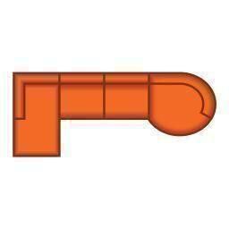 Longchair Groot + 3 Zits + Longchair Rond Groot