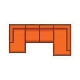 Longchair Klein + 2 Zits + Ottomaan Klein