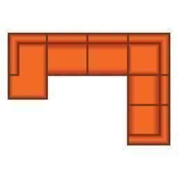 Longchair Klein + 3 Zits + Hoek + 2 Zits