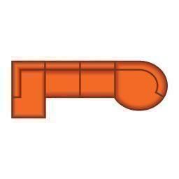 Longchair Klein + 3 Zits + Longchair Rond Groot