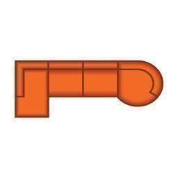 Longchair Klein + 3 Zits + Longchair Rond Klein