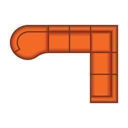 Longchair Lang + 2.5 Zits + Hoek + 2.5 Zits