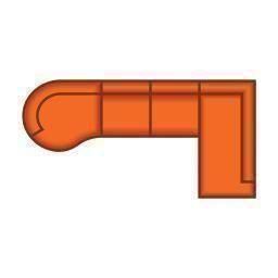 Longchair Lang + 2.5 Zits + Ottomaan Groot