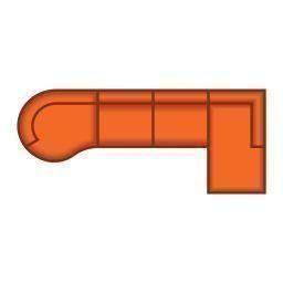 Longchair Lang + 3 Zits + Longchair Rond Groot