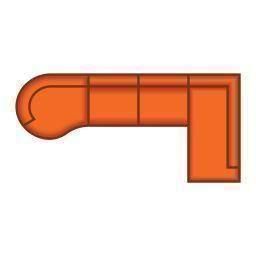 Longchair Lang + 3 Zits + Ottomaan Groot