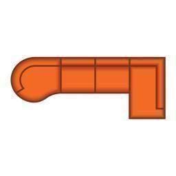 Longchair Lang + 3 Zits + Ottomaan Klein