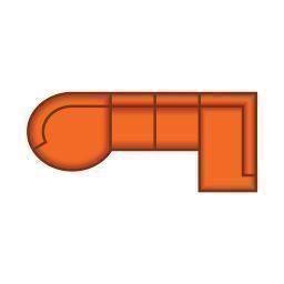 Longchair Rond Groot + 2 Zits + Ottomaan Klein