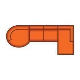 Longchair Rond Groot + 2.5 Zits + Longchair Groot