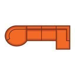 Longchair Rond Groot + 3 Zits + Longchair Klein