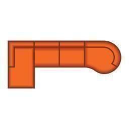 Longchair Rond Groot + 3 Zits + Longchair Lang