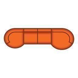 Longchair Rond Klein + 2.5 Zits + Longchair Rond Groot