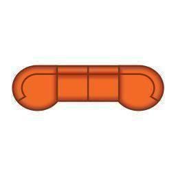 Longchair Rond Klein + 2.5 Zits + Longchair Rond Klein