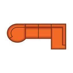 Longchair Rond Klein + 2.5 Zits + Ottomaan Klein