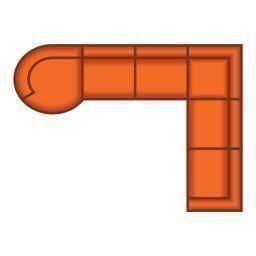 Longchair Rond Klein + 2.5 Zits + Hoek + 3 Zits