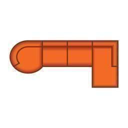 Longchair Rond Klein + 3 Zits + Longchair Groot