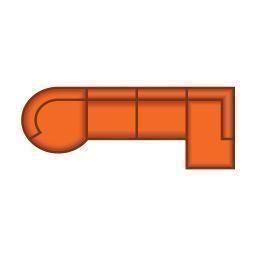 Longchair Rond Klein + 3 Zits + Longchair Klein