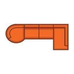 Longchair Rond Klein + 3 Zits + Ottomaan Klein