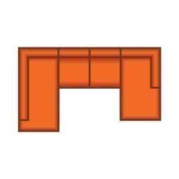 Ottomaan Groot + 2 Zits + Longchair Groot