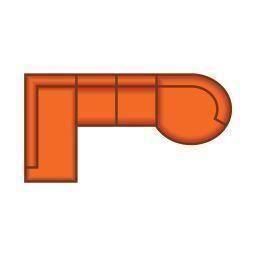 Ottomaan Groot + 2 Zits + Longchair Rond Groot