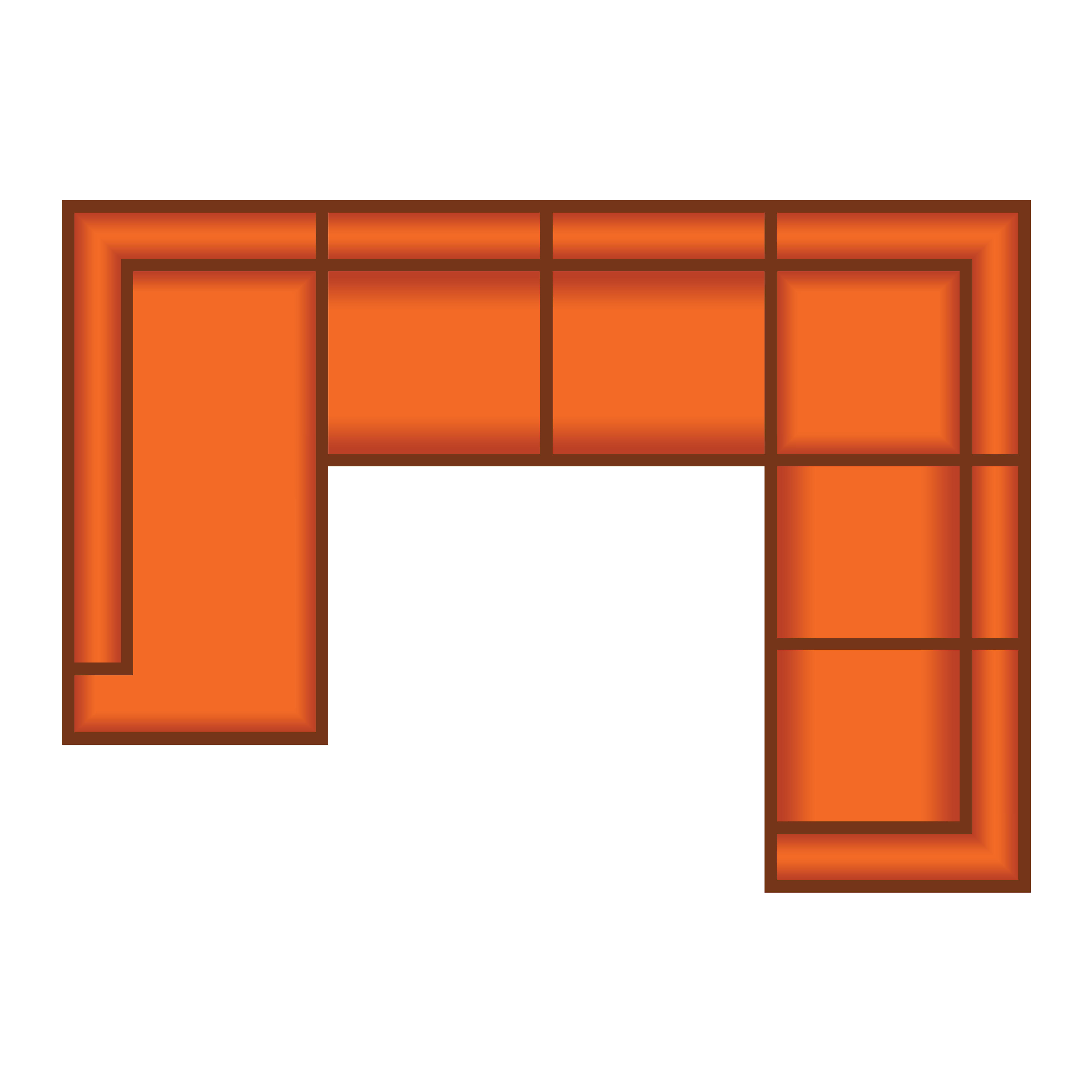 Ottomaan Groot + 2.5 Zits + Hoek + 2 Zits