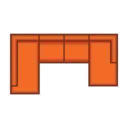 Ottomaan Groot + 2.5 Zits + Longchair Groot