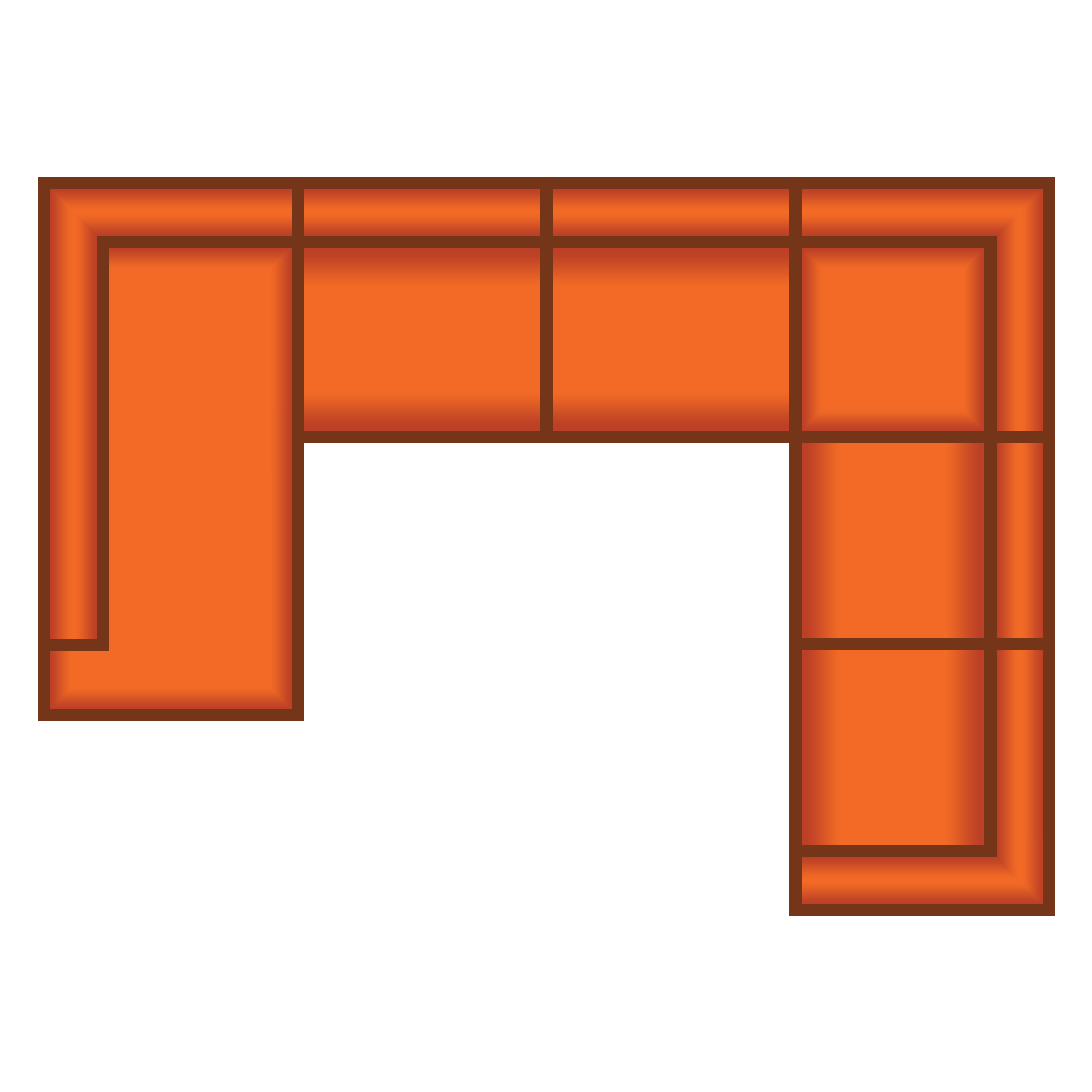 Ottomaan Groot + 3 Zits + Hoek + 2.5 Zits