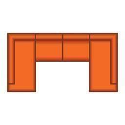 Ottomaan Groot + 3 Zits + Ottomaan Groot