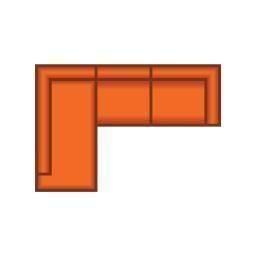 Ottomaan Groot + 3 Zits