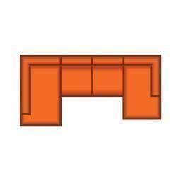 Ottomaan Klein + 2 Zits + Longchair Klein