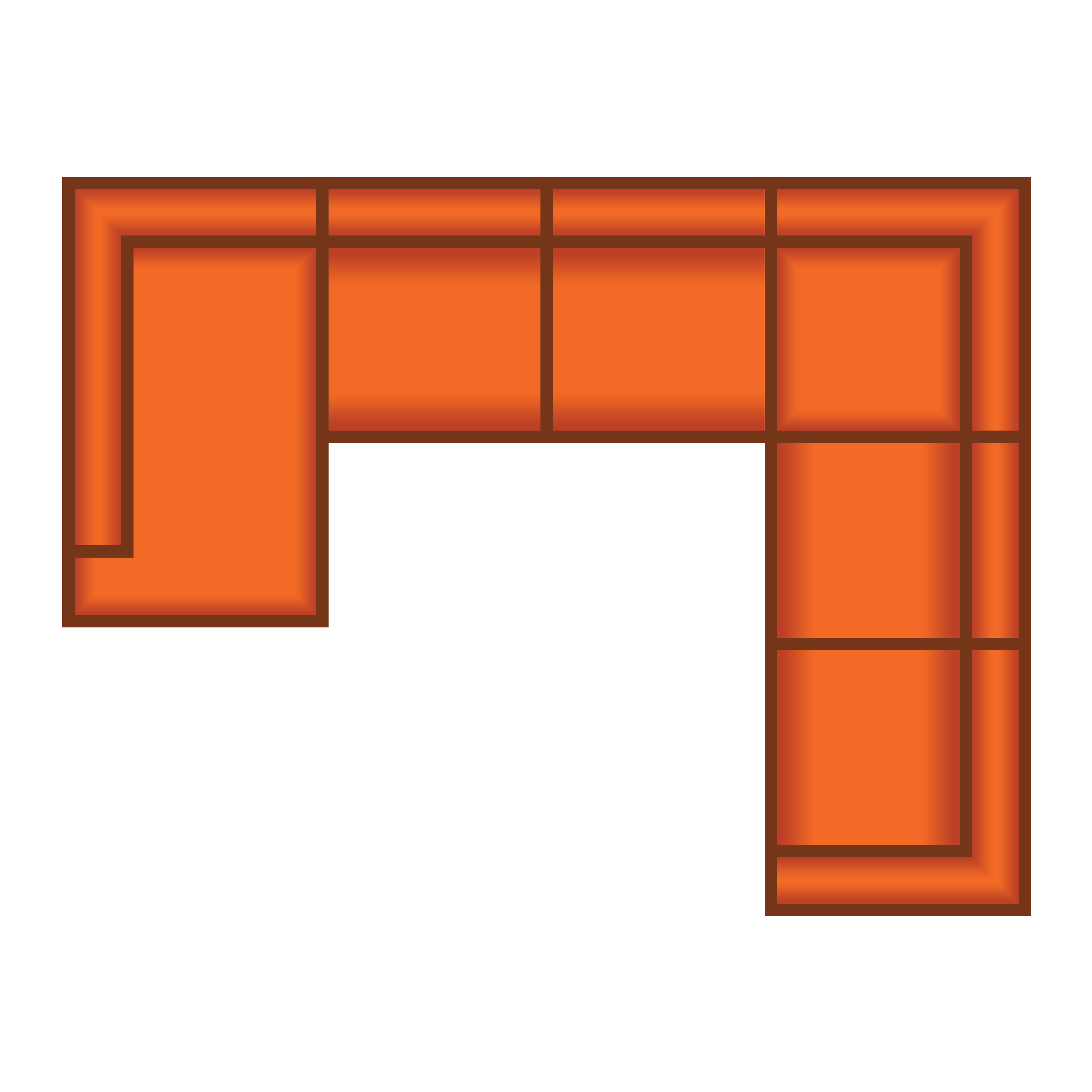 Ottomaan Klein + 2.5 Zits + Hoek + 2.5 Zits