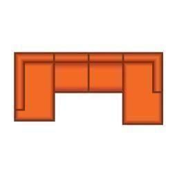 Ottomaan Klein + 2.5 Zits + Longchair Groot