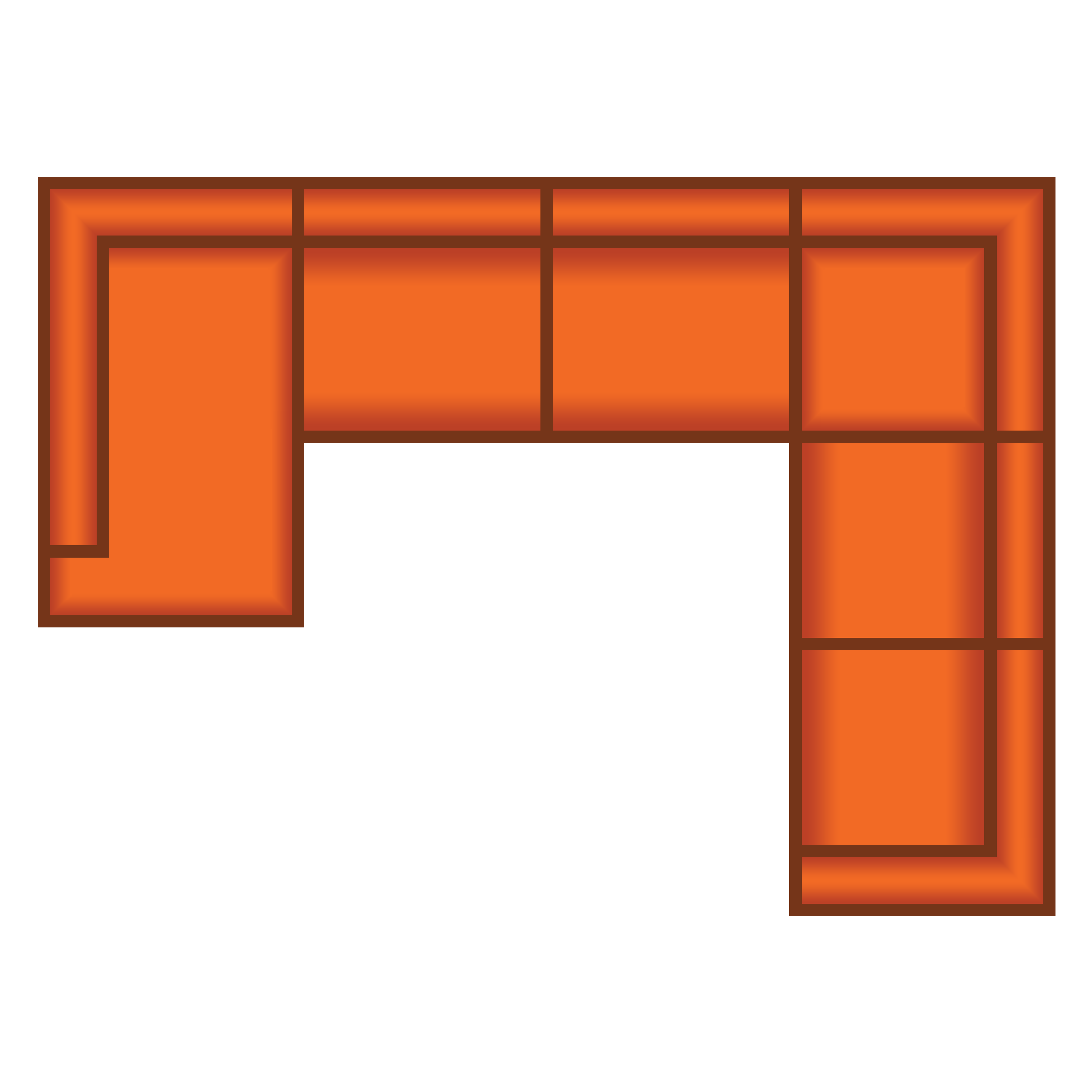 Ottomaan Klein + 3 Zits + Hoek + 2.5 Zits