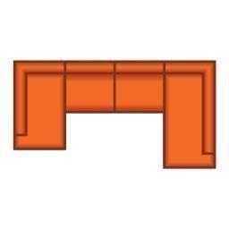 Ottomaan Klein + 3 Zits + Ottomaan Groot