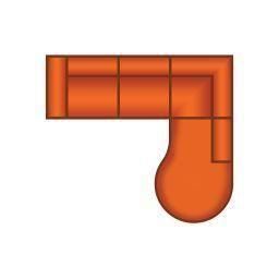 2 Zits + Ottomaan Rond Klein