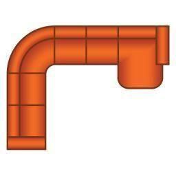 2.5 Zits + Hoek Rond + 2 Zits (2 delig) + Longchair Rond