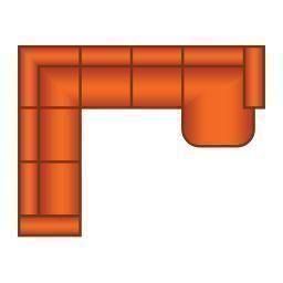 3 Zits + Hoek + 2 Zits + Longchair Rond