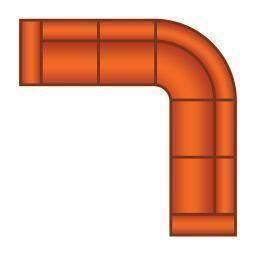 3 Zits + Hoek Rond + 3 Zits