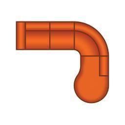 3 Zits + Ottomaan Rond Groot