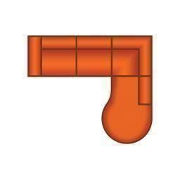 3 Zits + Ottomaan Rond Klein