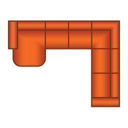 Longchair Rond + 2 Zits + Hoek + 3 Zits