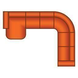 Longchair Rond + 2 Zits + Hoek Rond + 2 Zits