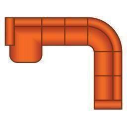 Longchair Rond + 2 Zits + Hoek Rond + 3 Zits