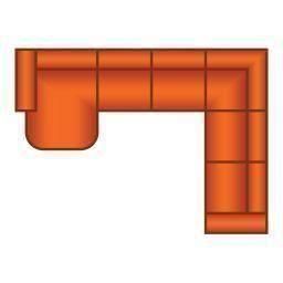 Longchair Rond + 3 Zits + Hoek + 2 Zits