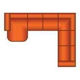 Longchair Rond + 3 Zits + Hoek + 3 Zits