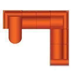 Ottomaan Rond + 2 Zits + Hoek + 3 Zits