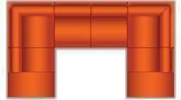 Ottomaan Klein + 2 Zits + Ottomaan Klein