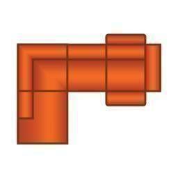 Ottomaan + 2 Zits (1x Relax)