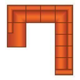 Ottomaan + 2 Zits + Haakse Hoek + 4 Zits (2 delig)