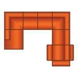 Ottomaan + 2 Zits + Hoek + 3 Zits (1x Relax)