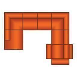 Ottomaan + 2.5 Zits + Hoek + 2.5 Zits (1x Relax VSR Incl. 1X Hoofdsteun)